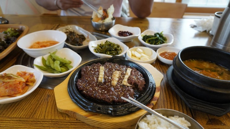  경주 산내면 한우 전문점 - 푸른가든 (석쇠 불고기 맛집)