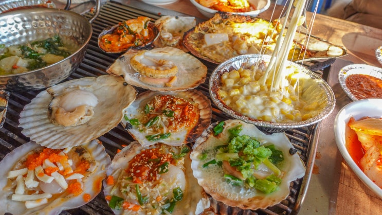  인천 을왕리 조개구이맛집 행운조개구이 내돈내산 :)
