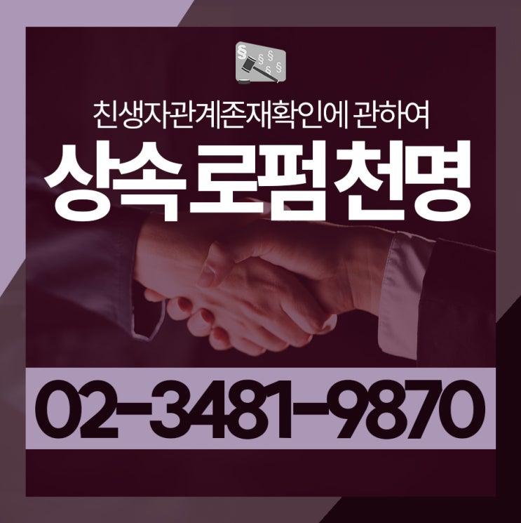친생자관계존재확인 등의 친모찾기 친생자관계존재확인 등의 친모찾기