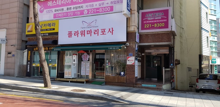 생화 자판기에서 꽃바구니 사보기 생화 자판기에서 꽃바구니 사보기