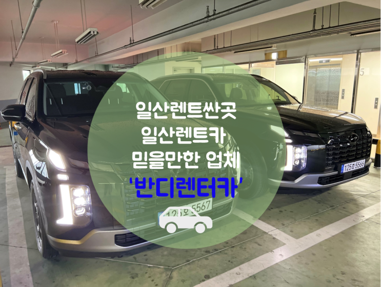 고양시 일산렌트카 월렌로 믿을만한 업체 반디렌터카