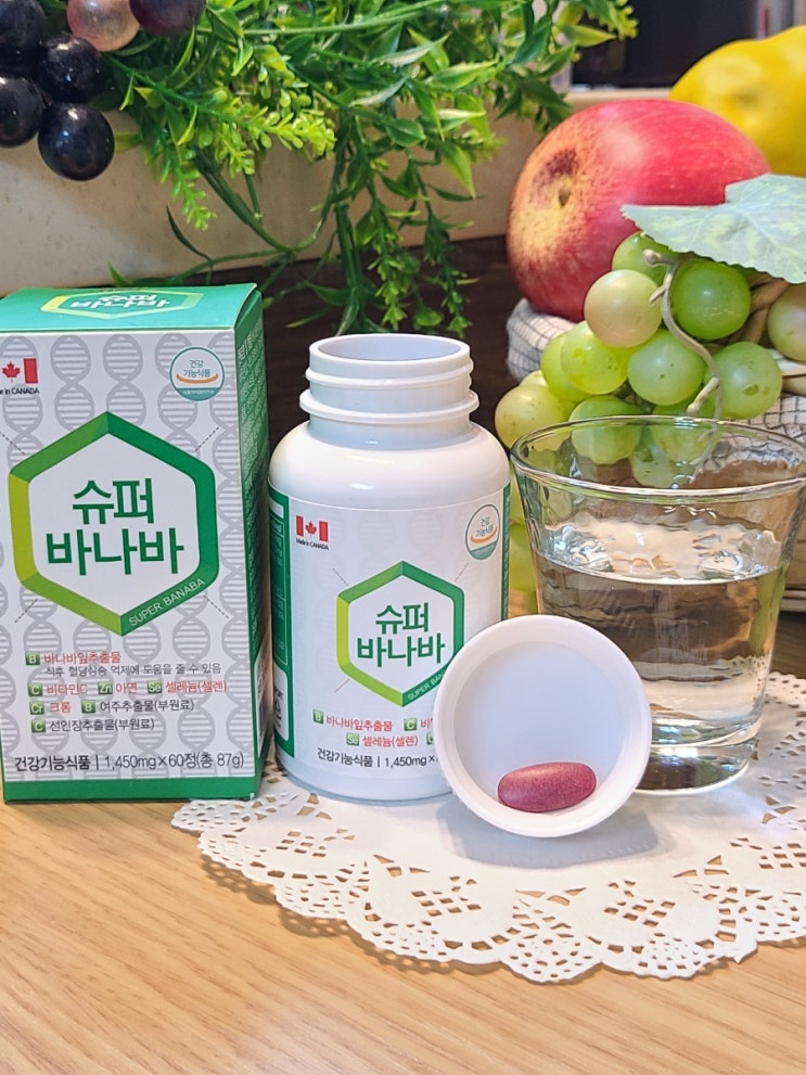  혈당 낮추는 음식 찾는다면~혈당영양제 닥터요드 슈퍼바나바 추천할게요~