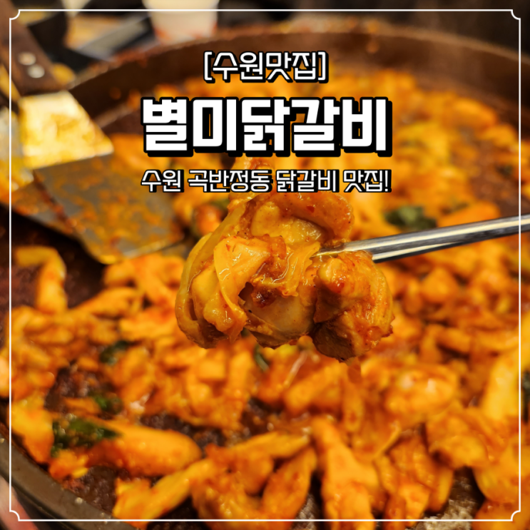  권선구 맛집 매콤한 별미닭갈비