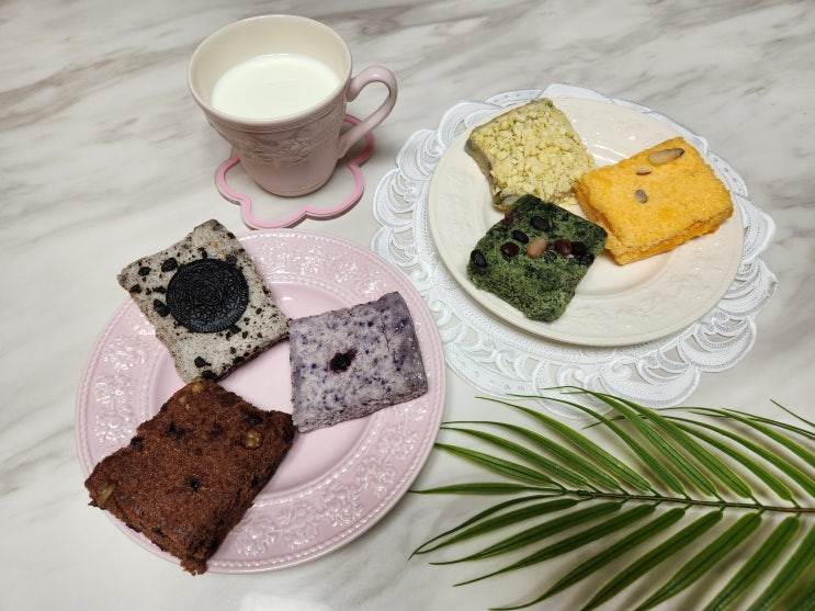  창원 아이엠떡 아침대용 떡 아이들간식 초코설기 오레오설기