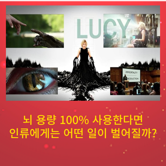 영화 루시(Lucy 2014) 평점 결말 / 인간이 뇌용량 100% 사용할 때 일어날 수 있는 일