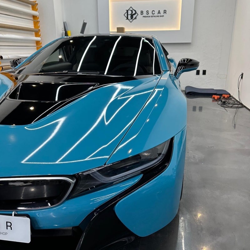 인천 계양구 / 전체 랩핑 / 아쿠아 블루 / BMW / i8