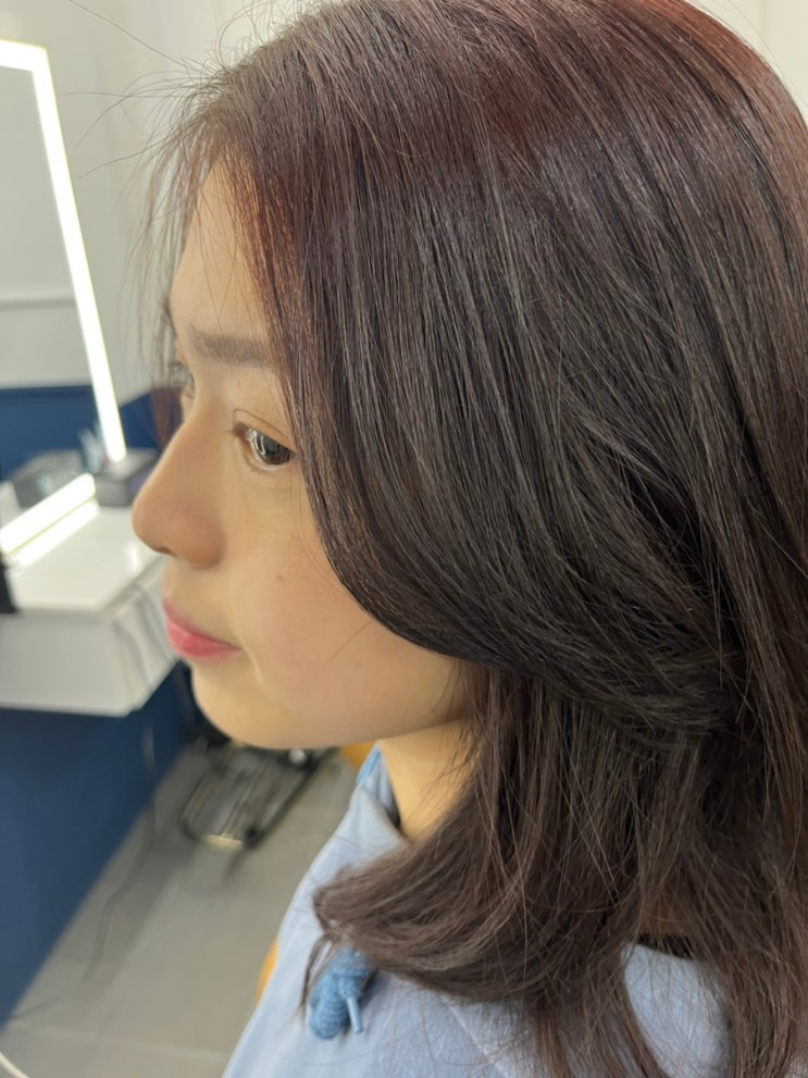  춘천 메종드헤어 명동 미용실 추천 중단발 레이어드 컷 헤어클리닉 :: 20대 여자 미용실은 메종드헤어0403 춘천명동점