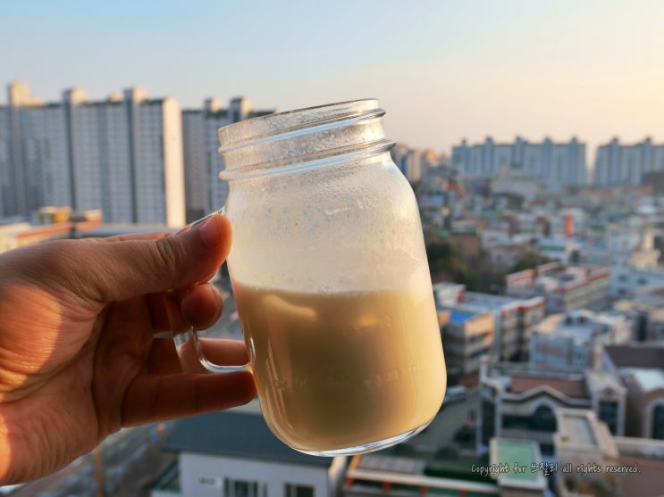  더블데이 옥수수 팝콘 라떼 파우더 집에서 간편하게 만들어요