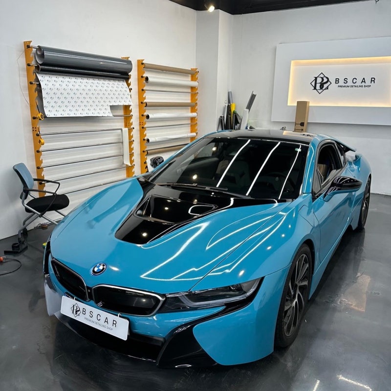 인천 계양구 / 전체 랩핑 / 아쿠아 블루 / BMW / i8