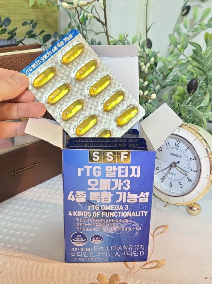  오메가3고르는법/ 고함량오메가3 함유된 순수식품 rTG오메가3 섭취 후기