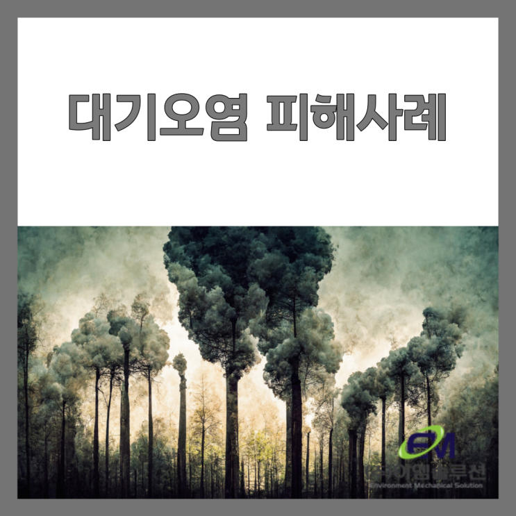  대기오염으로 인한  피해 사례로 알아보기.- 스모그 & 미세먼지