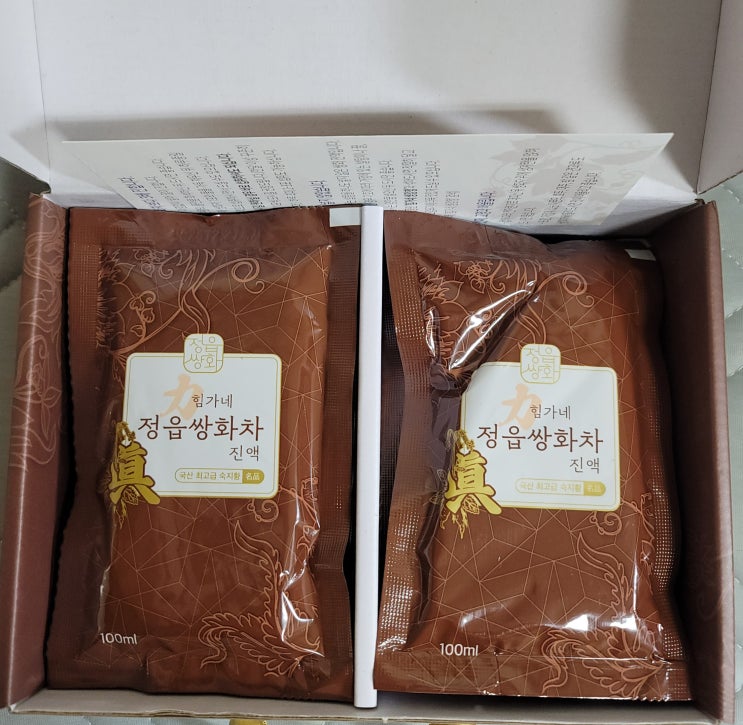  수족냉증과 피로회복에 좋은 힘가네 정읍 쌍화차 진액