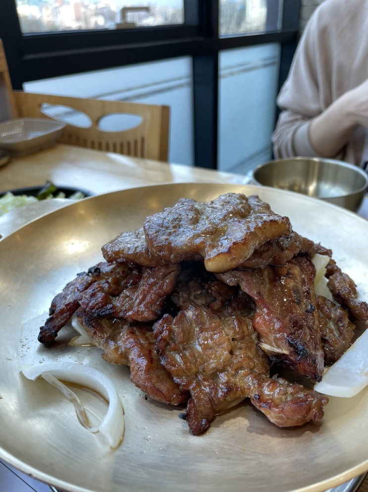  [청당정원] 72시간 숙성 후 1200도 참숯에서 구운 석갈비 - 천안 청당동 맛집