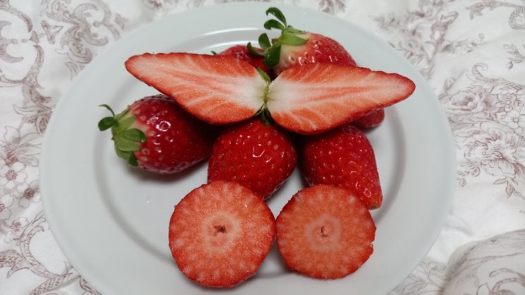  현대백화점과일 신상딸기 홍희딸기 예쁘고 맛있는데 평가가 갈리는 이유