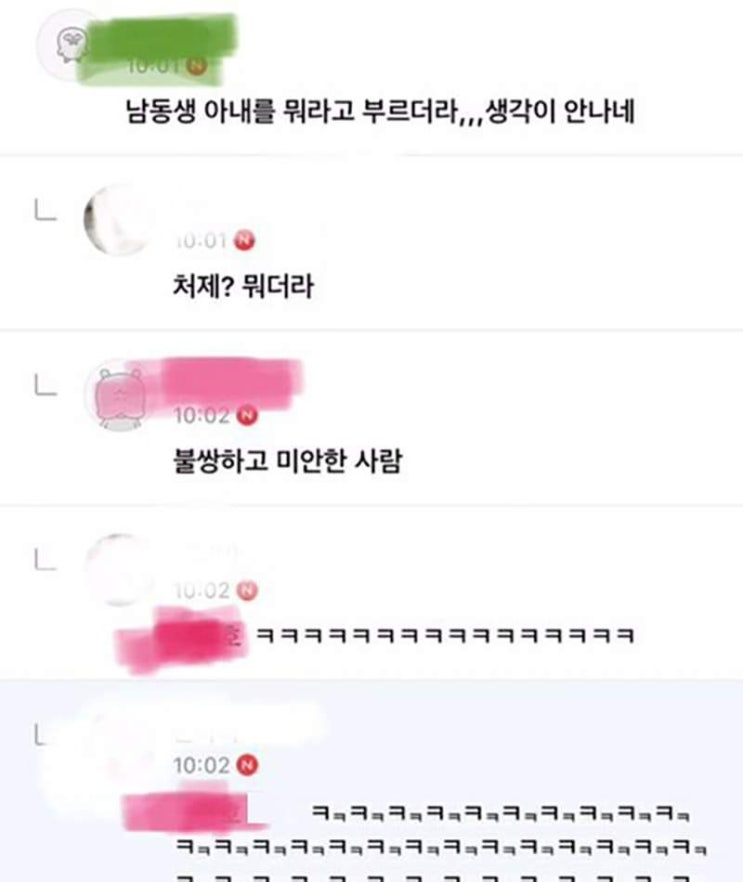 남동생 아내