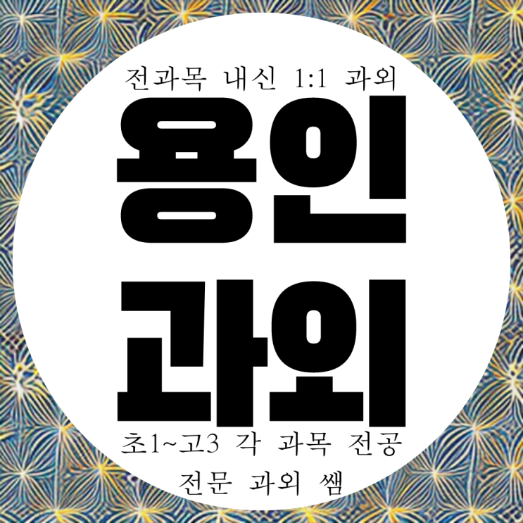  용인 수지 전과목 영수 과외. 수지 영어 수학 과외 국어 과학 풍덕고 내신 전문.
