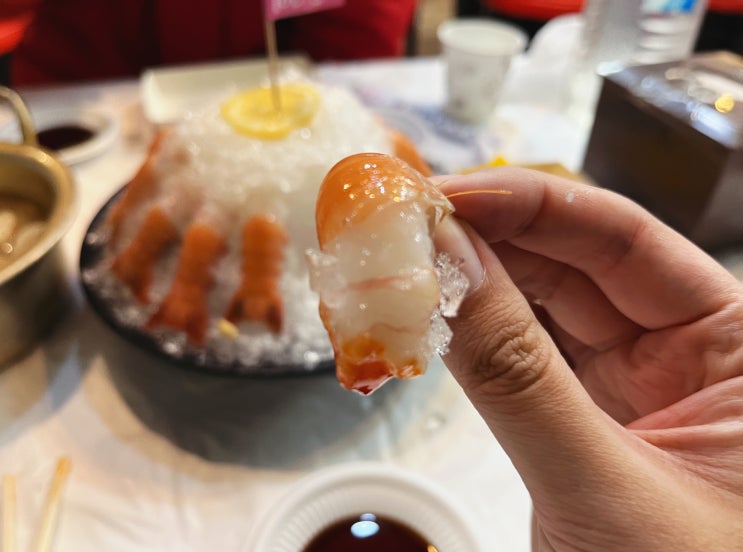  침튜브 나왔던 여수 낭만포차 100도에서 먹는 딱새우회! 딱새우 먹는 법 알아보기~