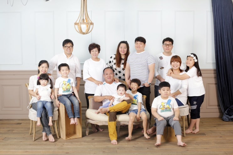  [똘이네]단체 가족사진이란 이런 것! 우리 가족아이가 - 2탄