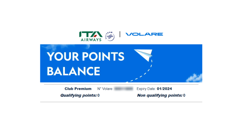  [스카이팀] ITA Airways Premium Club 티어 연장(Feat. 24년 1월까지 스카이팀 엘리트플러스)