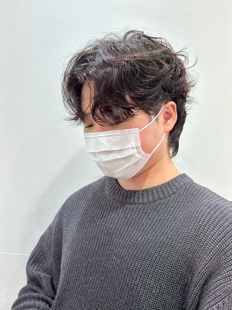  정국 장발 펌 뷔 리프 펌 남자장발 bts