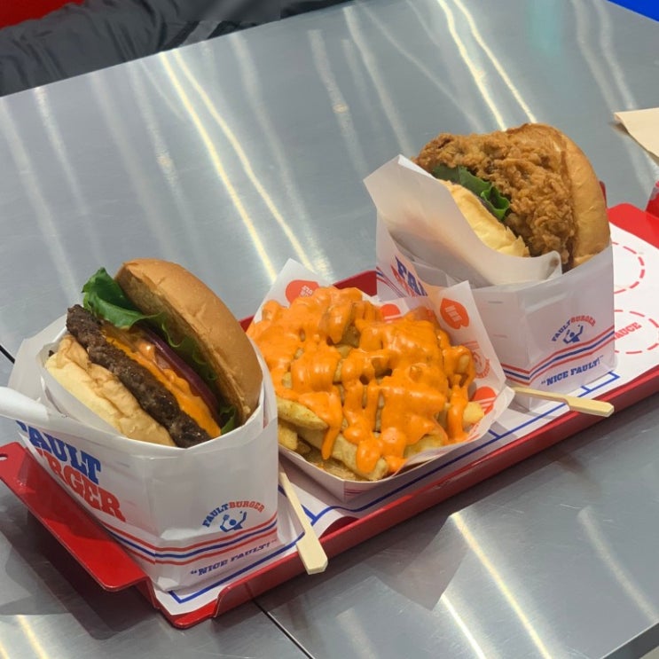  [성남시 분당구] FaultBurger 폴트버거 판교점  수제버거 (미국 스타일 버거!) 내돈내산