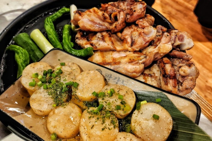  팔각도 , 재방문 할 만한 광명 철산 맛집 핫한 숯불닭갈비 관자 맛집