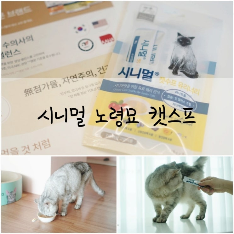  뇨령묘영양간식 시니멀 캣스프 유리너리
