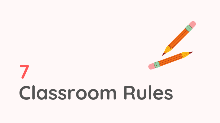 영어유치원 초등어학원 3월 준비: 영어로 배우는 교실 규칙 7가지