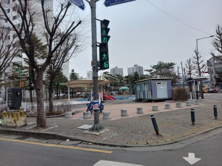남양주시 진접읍 진접2호공원과 하늘아리공원 모습을 찍은 사진입니다.