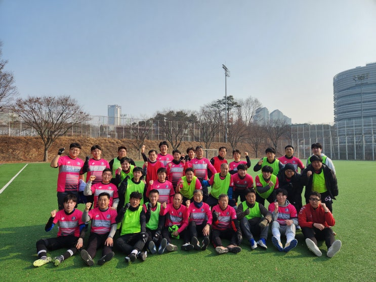 10년째 총무를 맡고 있는 조기축구회.