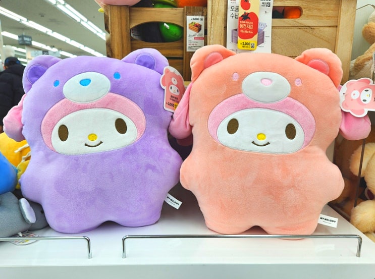 다이소신상 산리오 곰돌이탈쓴 마이멜로디인형 품번 가격 다이소신상 산리오 곰돌이탈쓴 마이멜로디인형 품번 가격