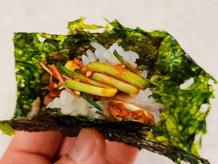  곱창김 양념장 달래장 만들기 달래손질법 알려드려요