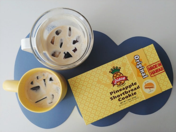  하와이기념품 파인애플 쇼트브레드쿠키 Piaca pineapple shortbread cookie Original