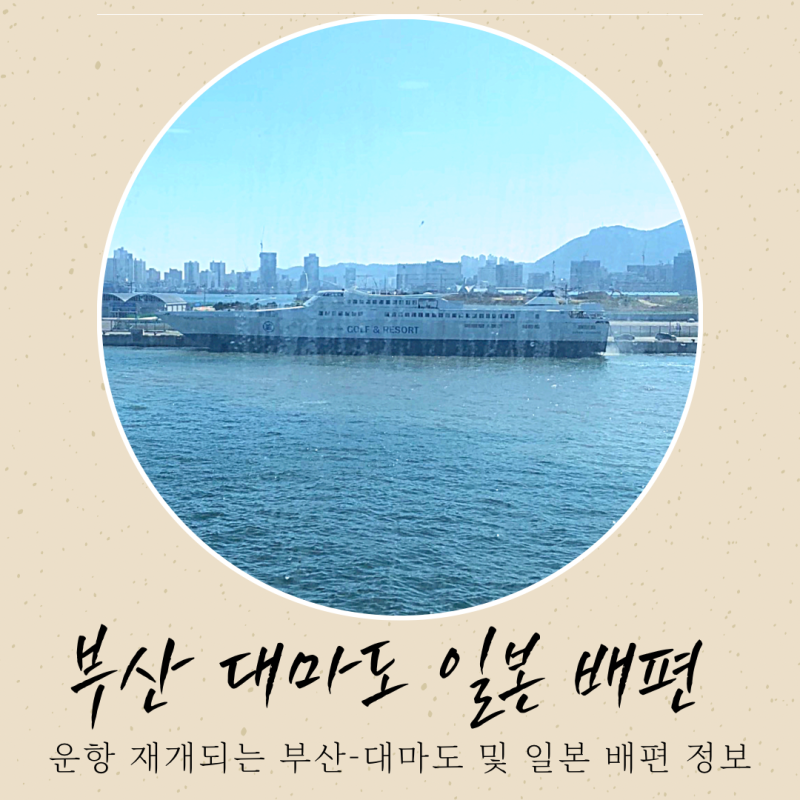 부산에서 일본 쓰시마섬 선편선 니나호 예약선 시간 선가가격(ft. 쓰시마 1박2일 자유여행 및 히다카츠 당일치기)