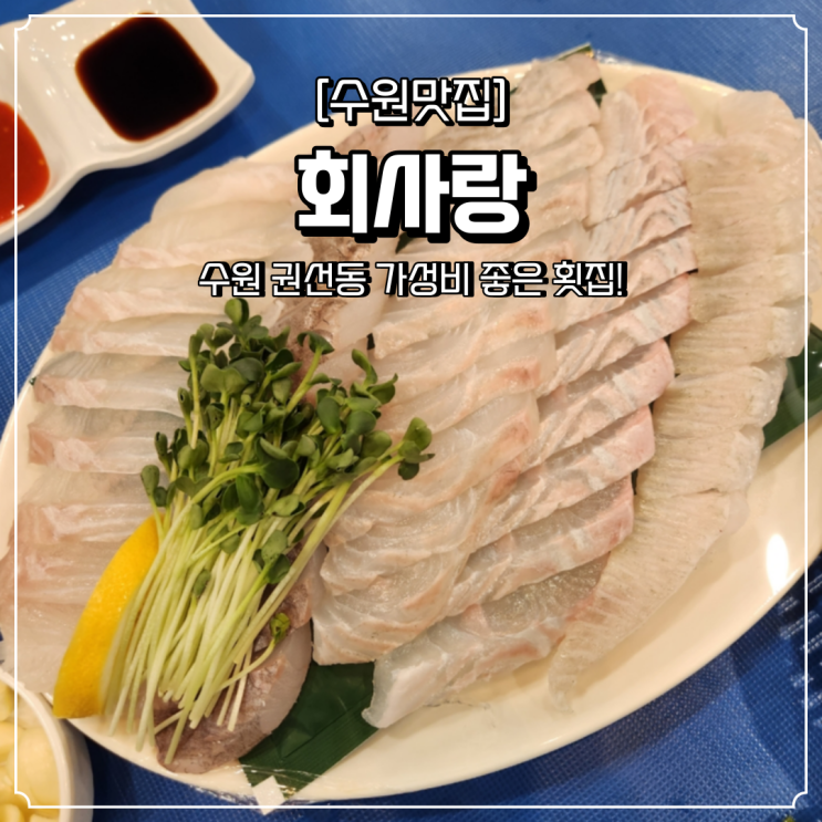  수원 가성비 횟집 회사랑