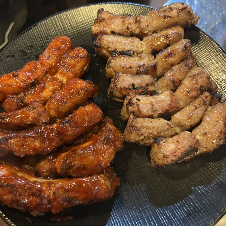  재방문한 두툼한 숯불 쪽갈비 태평역 맛집 | 인생극장쪽갈비 성남점