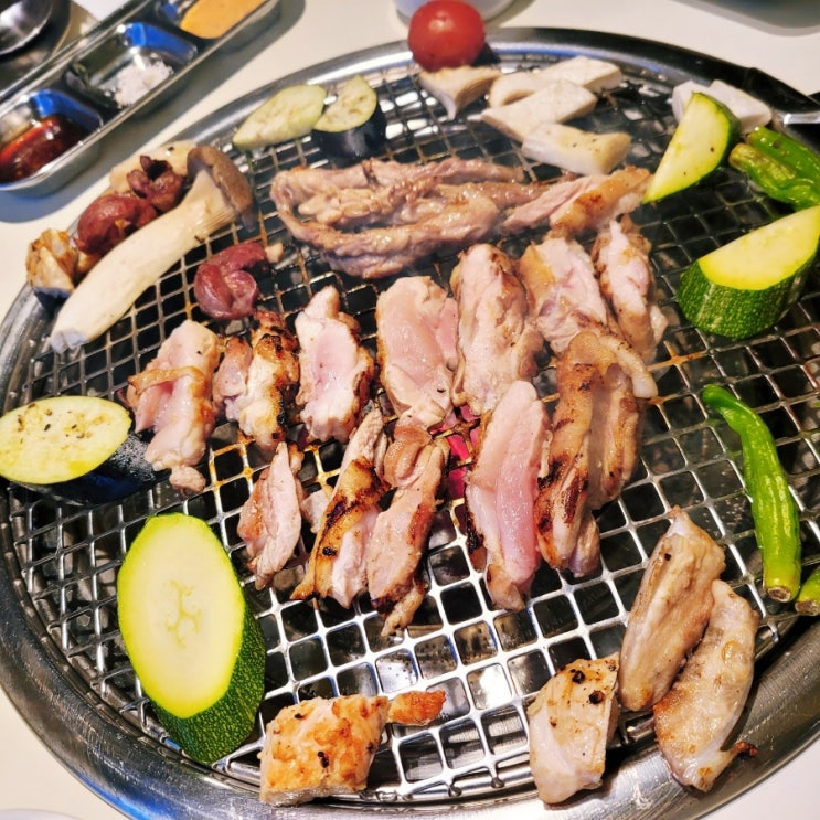  부산 광안리 맛집 내돈내산 신계세 닭 모듬구이 , 볶음밥 후기