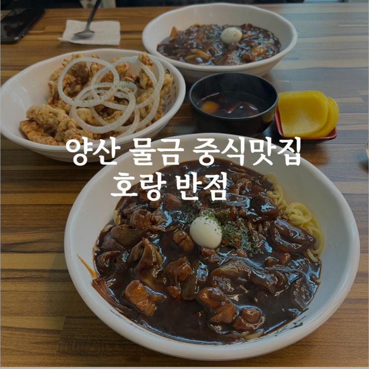  [양산][물금][중식] 양산 물금 새로 오픈한 중식 맛집 호랑반점