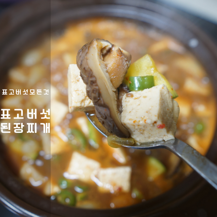  장흥 마른 백화고 말린 흑화고 표고버섯 된장찌개
