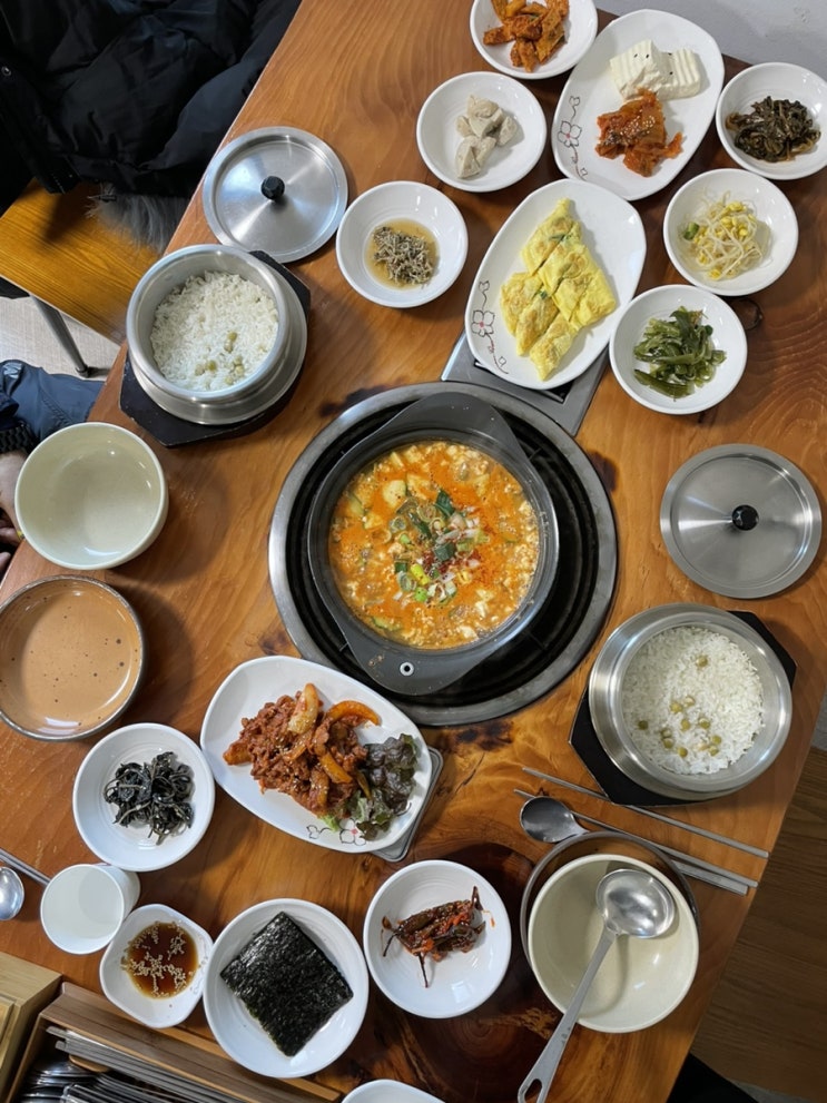  [반포시골집] 너무 맛있는 대환장 청국장 순두부 발견 - 공주 반포 한식 맛집