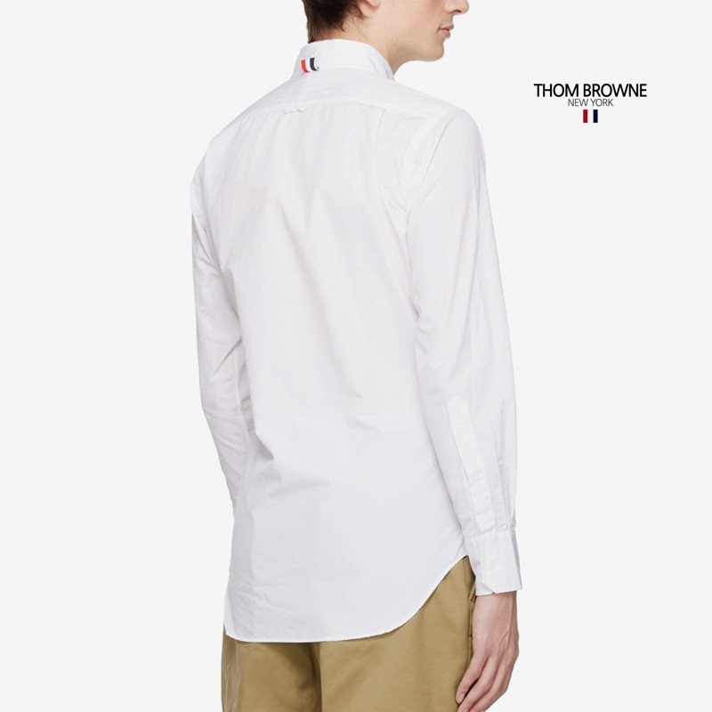 톰브라운 POPLIN 그로스그레인 플라켓 클래식 셔츠 WT