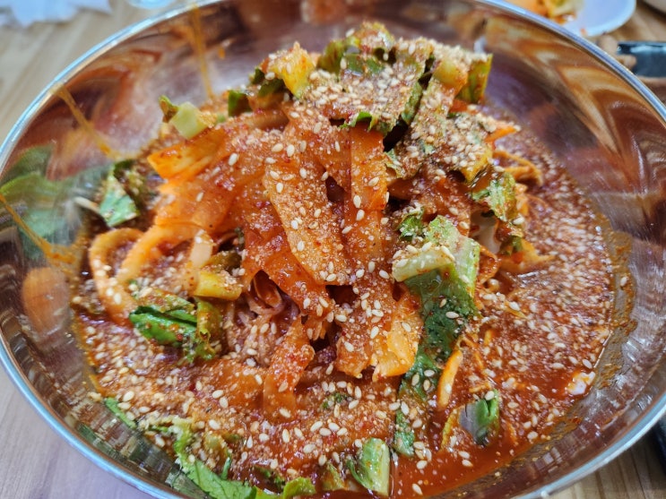 경기도 비빔국수 맛집 동두천 국수랑 고기랑