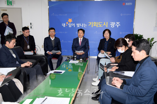  광주광역시, 13일 새벽 4시부터 단수 초래된 남구와 광산구 일부지역 수돗물 완전 정상 공급