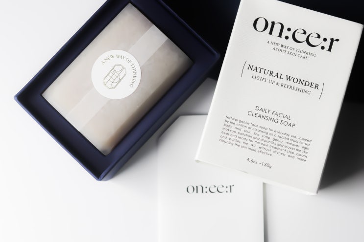  클렌징만으로 달라지는 피부 껴지는 온이르 세안비누