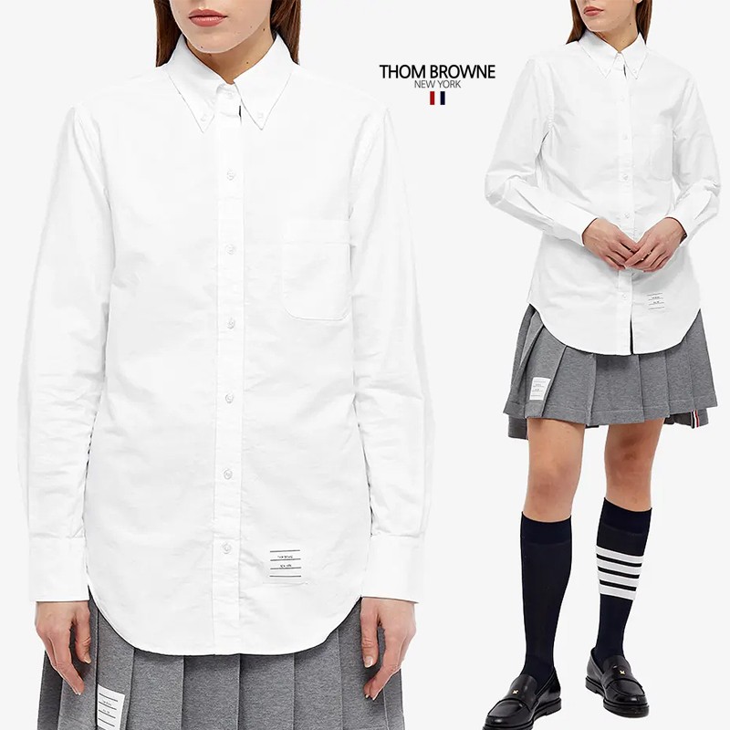 톰브라운 23SS OXFORD 클래식 그로스그레인 여성 셔츠 WT