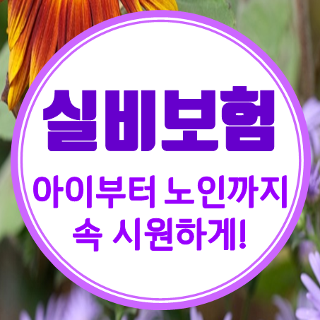  아이실비보험 비교부터 노인실비보험 추천까지 시원하게 해결할 수 있어요.