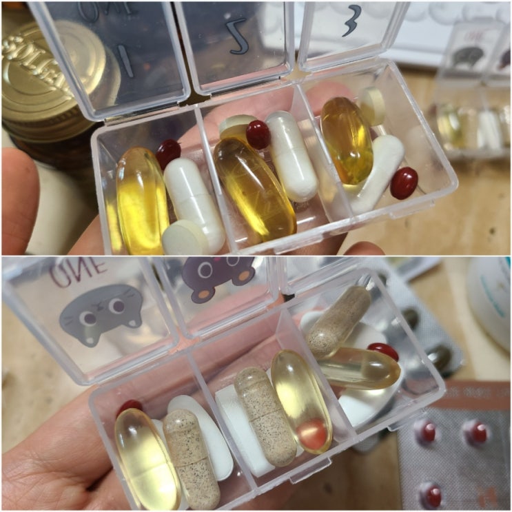 다이소 약통 약케이스 투약병 구급상자 종류