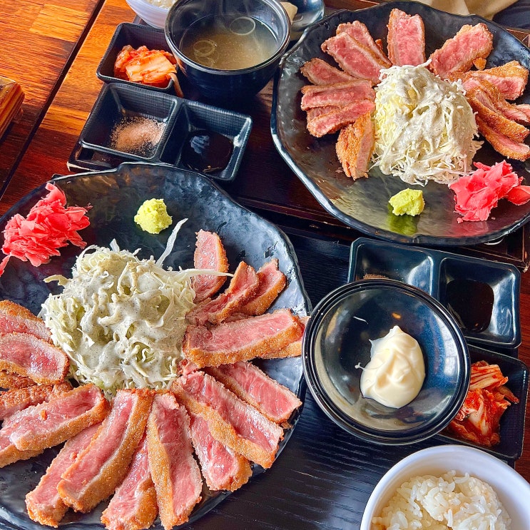  전주 신시가지 규카츠 맛집 '가츠연'