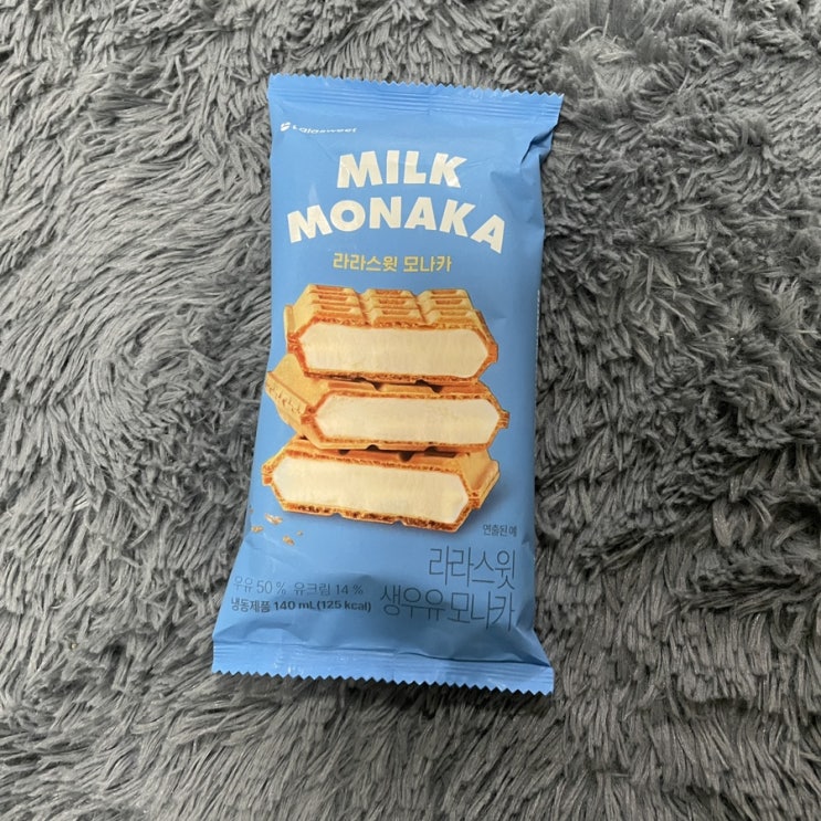  라라스윗 찹쌀 모나카 지에스 25에서 먹었어요 편의점 신상이래요!!