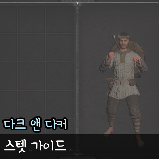  다크 앤 다커 스텟 가이드